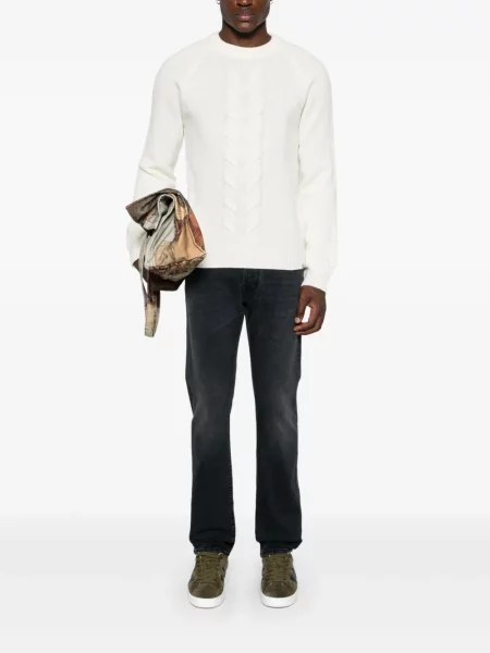 Sweter Woolrich biały