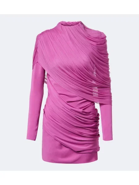 Rochie Christopher Esber drapată violet
