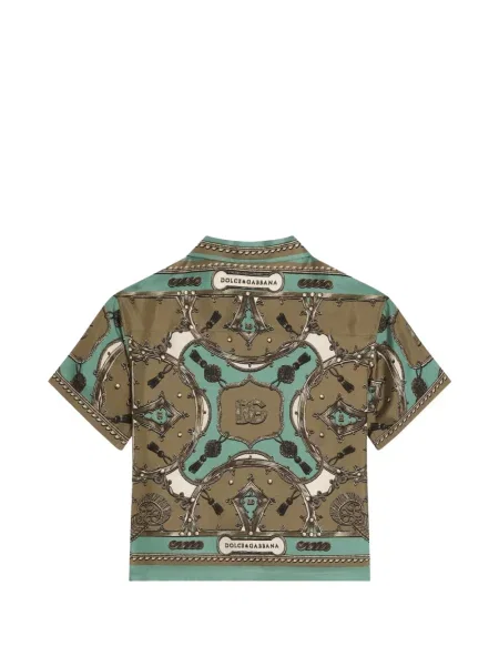 Koszula dziecięca Dolce And Gabbana brązowa