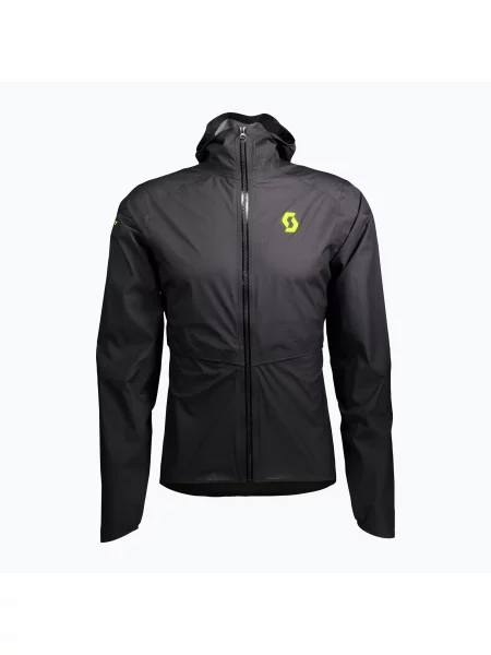 Мъжко бягащо яке SCOTT RC Run Waterproof черно/жълто черно