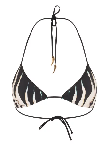 Bikini Roberto Cavalli cu imagine negru