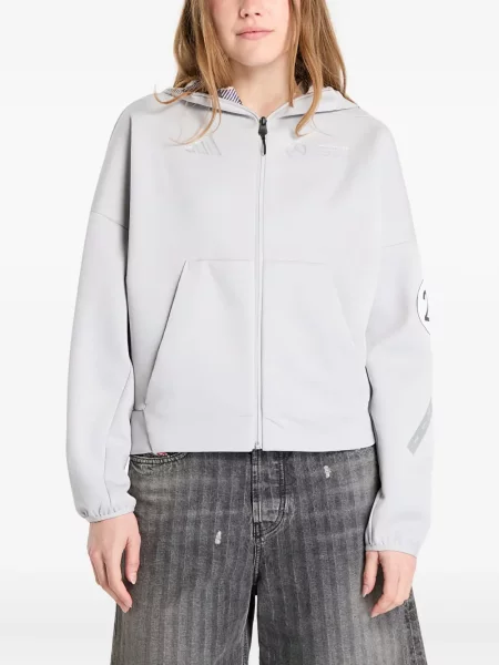 Top sport Adidas cu dungi de catifea cord tenis albastru