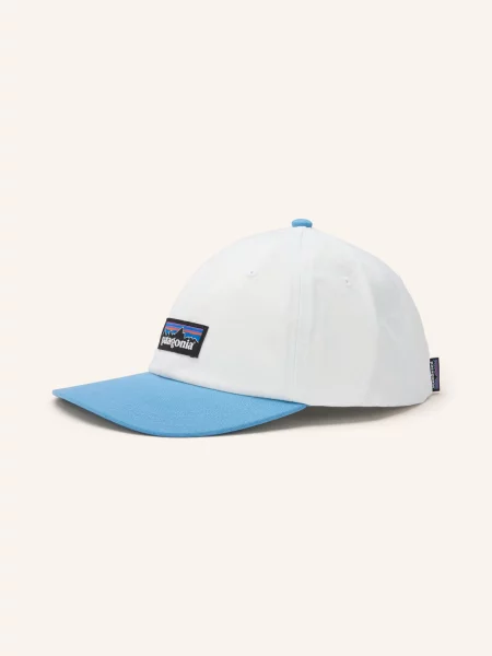 Kšiltovka Patagonia Label Trad birch white w/shore blue bílá