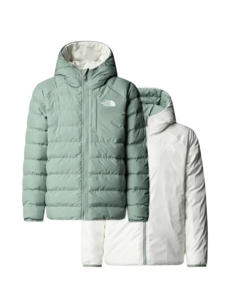 Kurtka dziecięca The North Face zielona