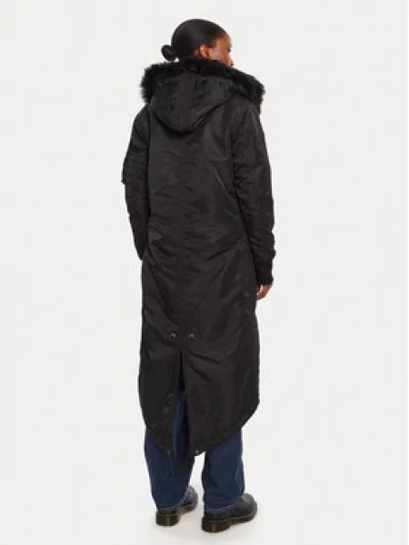 ALPHA INDUSTRIES Zimski kaput narančasta / crvena bijela crna