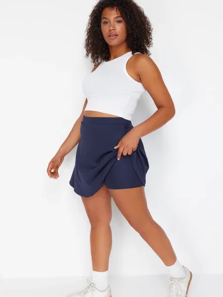 Fustă Trendyol albastru