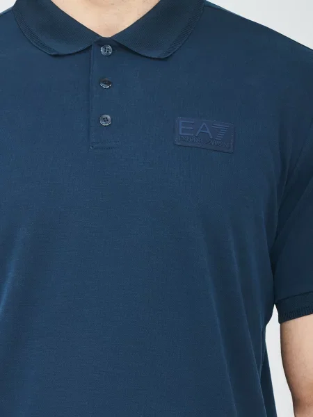Поло Ea7 Emporio Armani синє