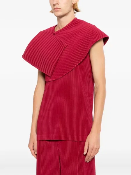 Тениска Homme Plissé Issey Miyake червено