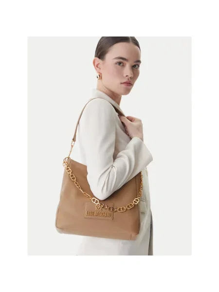 Torebka LOVE MOSCHINO beżowa