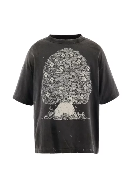 Tricou Saint Mxxxxxx zdrențuiți negru