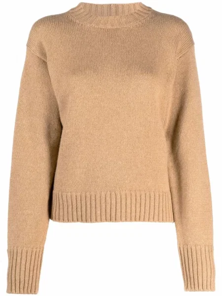 Pulover Jil Sander din cașmir maro