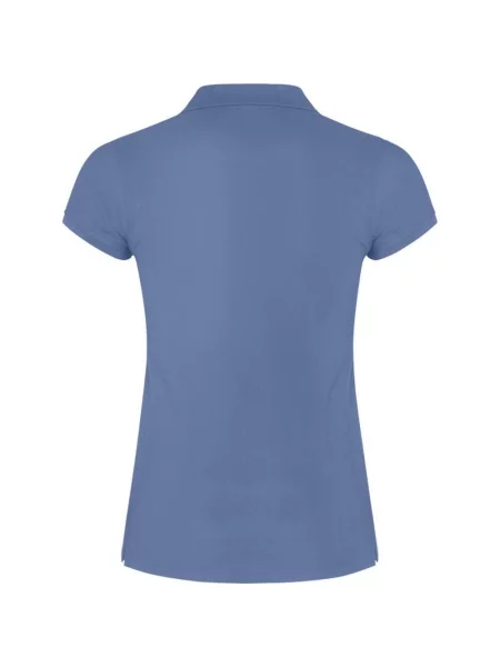 Koszulka Polo W niebieska
