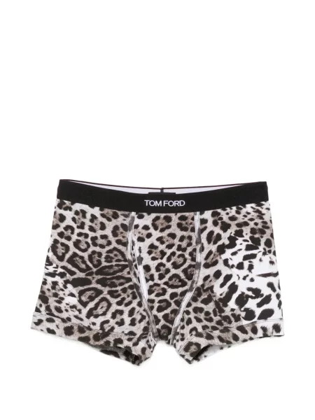 Boxeri Tom Ford cu imagine cu model leopard