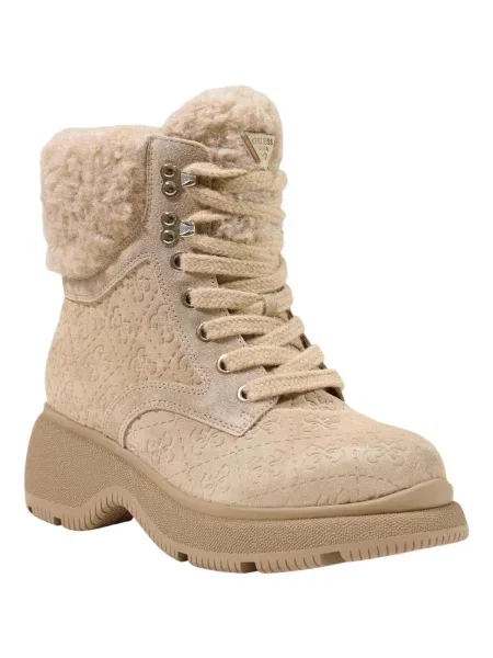 Pantofi Guess din piele bej