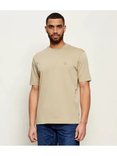 BOSS BLACK Tricou C-Tames 98 | mercerizat negru
