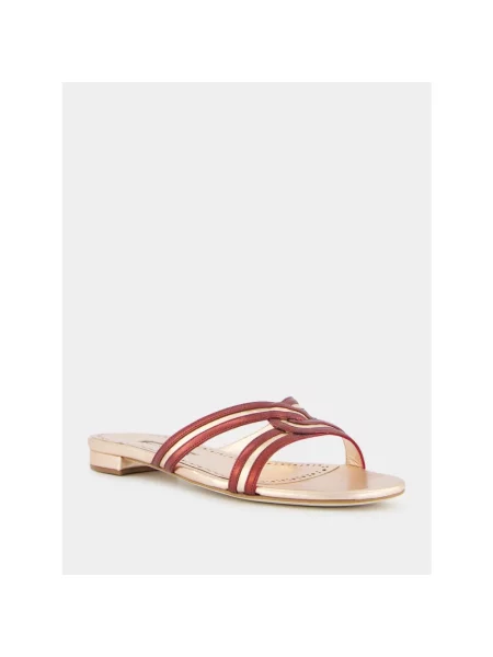 Klapki Manolo Blahnik czerwone