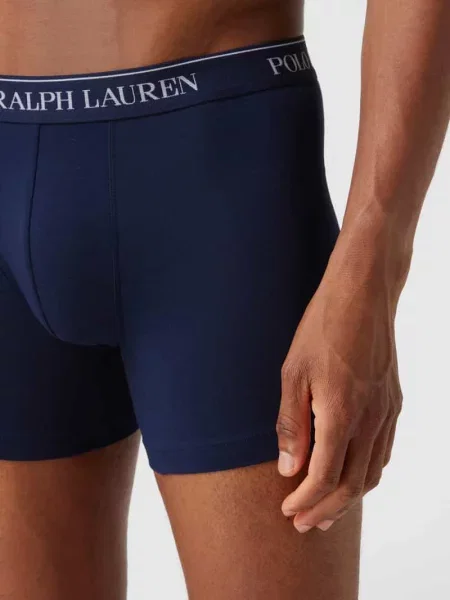 Bokserki Polo Ralph Lauren Underwear ze stretchu granatowe
