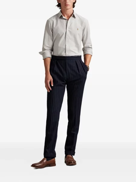 Μικρός κασκέτο Polo Ralph Lauren με χαμηλή μέση υφαίνω διαγωνίως πράσινο