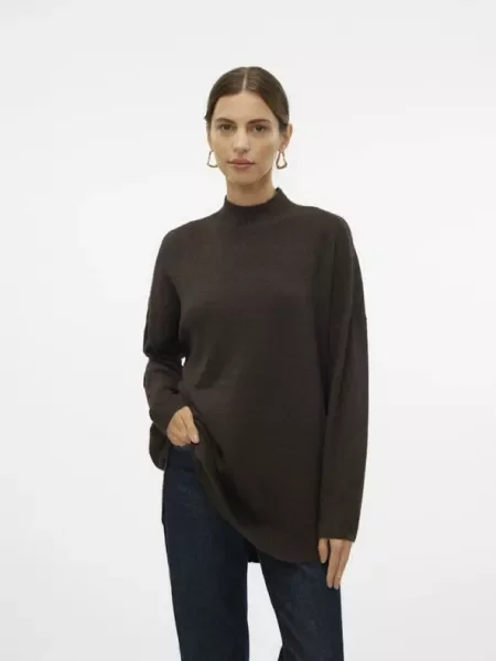 Πουλόβερ Vero Moda καφέ