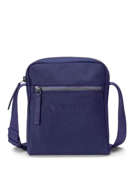 Καρό μπλούζα Polo Ralph Lauren με κέντημα κλασική καφέ