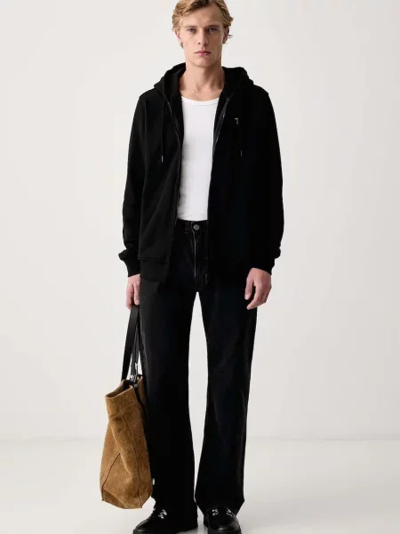 Trussardi кофта на застібці з капюшоном