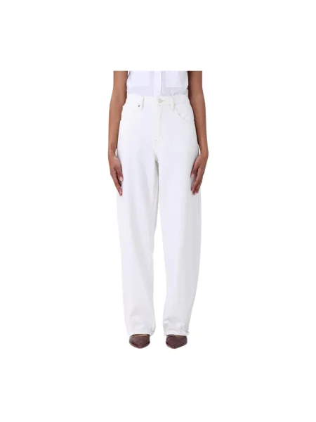 Proste jeansy Frame białe