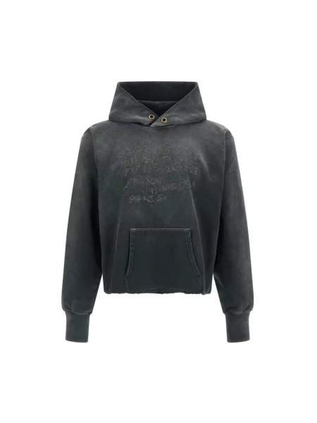 Bluza z kapturem Maison Margiela z kapturem czarna