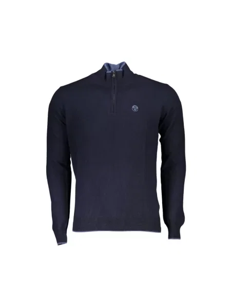 Golf North Sails z kaszmiru niebieski