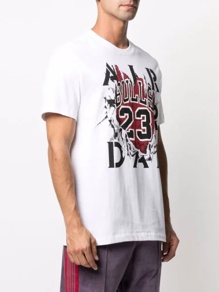 Tricou Jordan cu imagine alb
