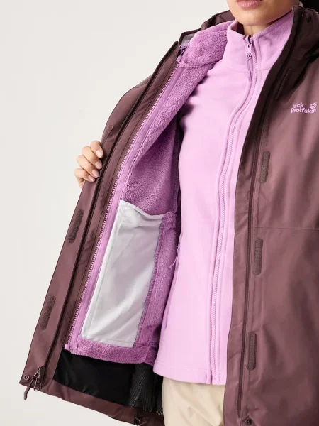 Dzseki Jack Wolfskin lila