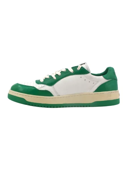 Sneakersy Back70 skórzane zielone