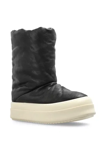 Cizme scurte Rick Owens din piele negru