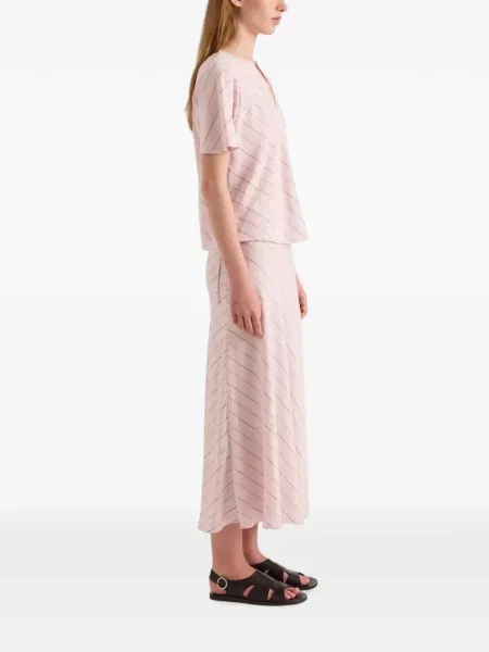 Fustă midi Proenza Schouler White Label în linie A alb