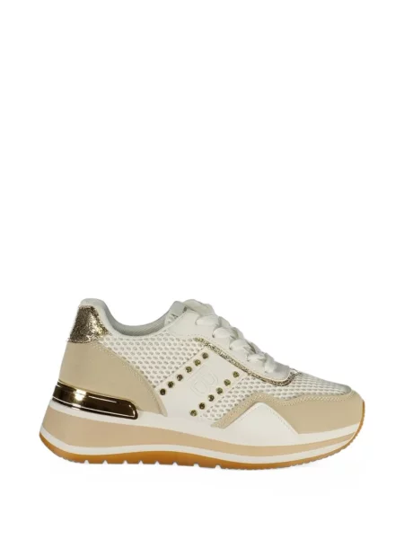 Sneakerși Laura Biagiotti plasă alb