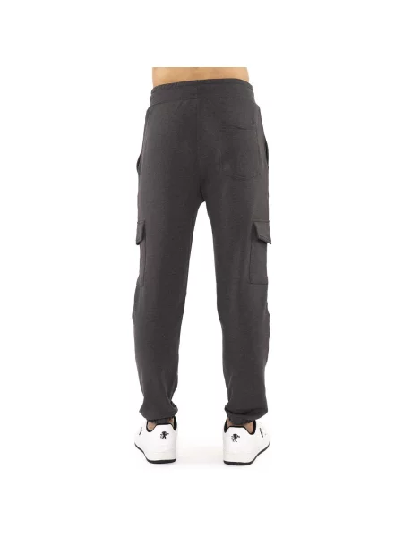 Pantaloni cargo Leone 1947 cu autograf gri