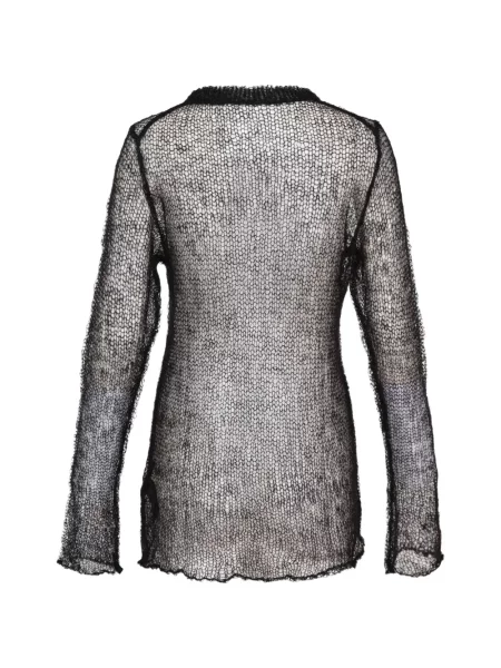 Lung pulover Yohji Yamamoto negru