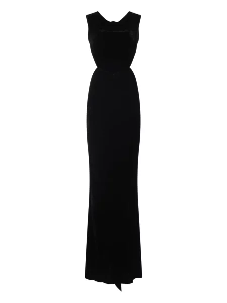 Rochie Rick Owens de catifea de costum negru