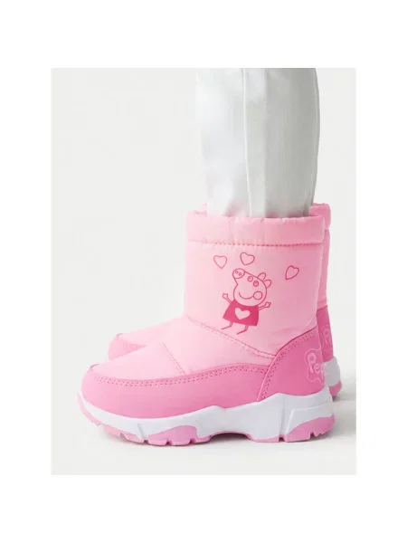 Śniegowce Peppa Pig różowe