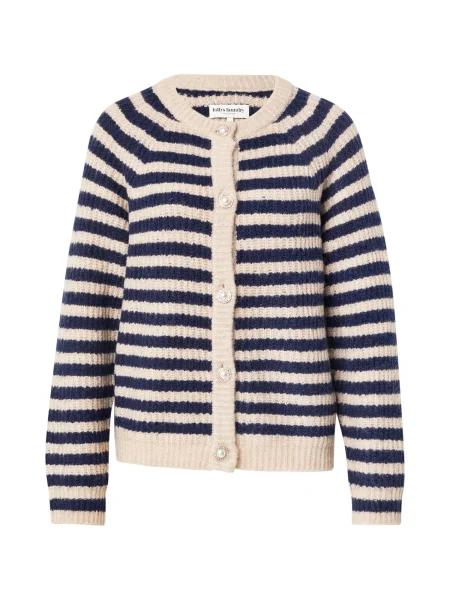 Lollys Laundry Geacă tricotată Nova / bleumarin bej