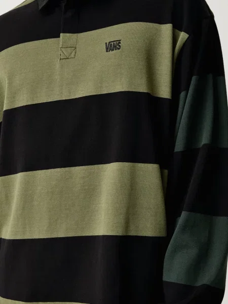 Тениска с дълъг ръкав Vans зелено