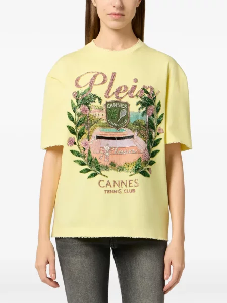 Tricou Philipp Plein tenis galben