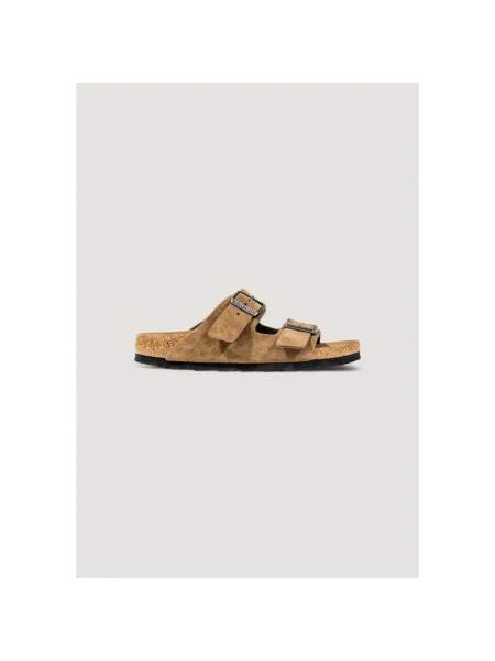Birkenstock papucs velúrból Arizona barna
