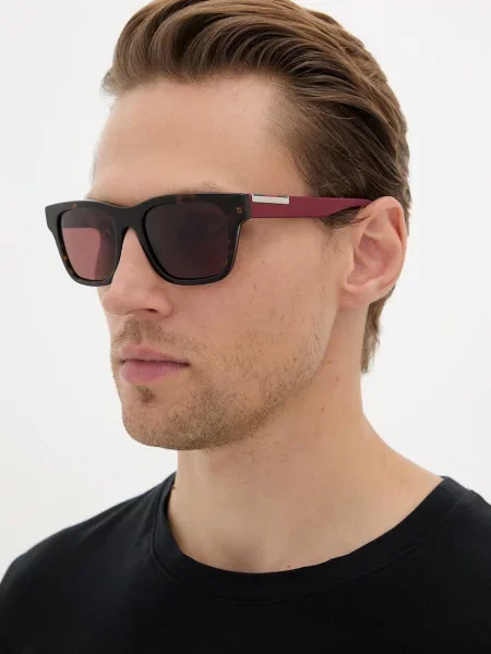 Gucci ochelari de soare pătrați pentru bărbați maro