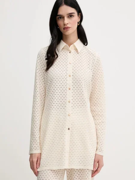 Marc Aurel cămașă cu guler clasic regular bej