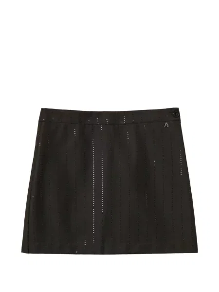 Fusta mini Twinset cu paiete negru