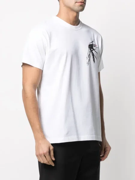 Tricou Random Identities cu imagine alb