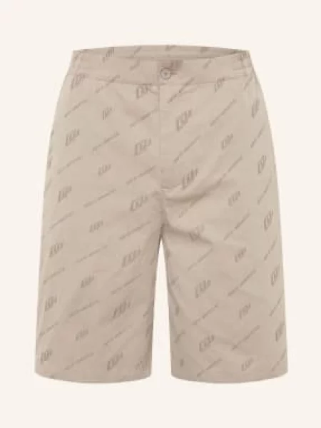 Off-White Šortky šedá / tmavě šedá bílé