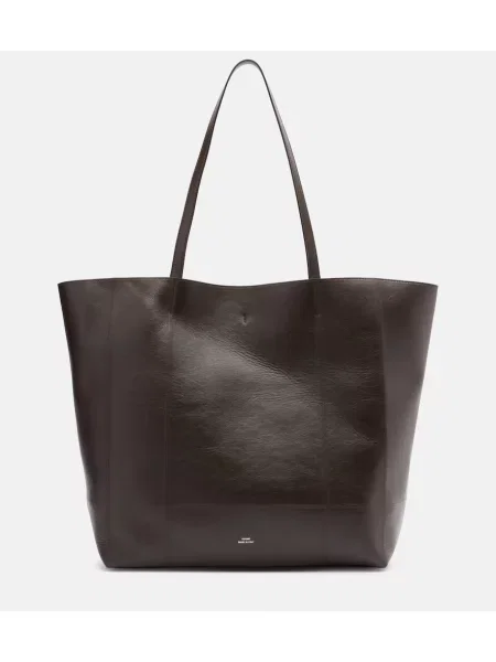 Geantă shopper Toteme din piele maro