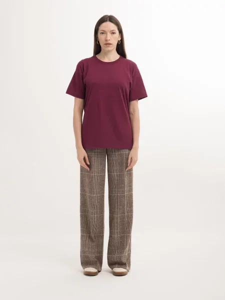 Футболки і поло Fruit of the loom ValueWeight бордовий