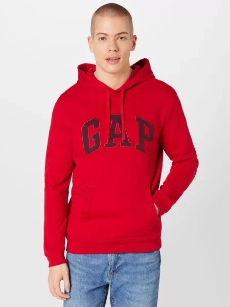 Mikina s kapucňou Gap červená